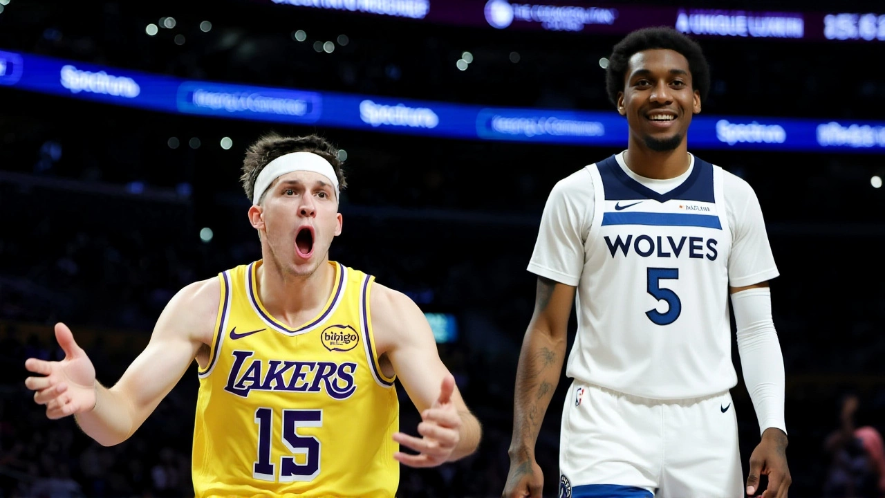 Austin Reaves' buzzer-beater lifts Lakers over Timberwolves 116-115